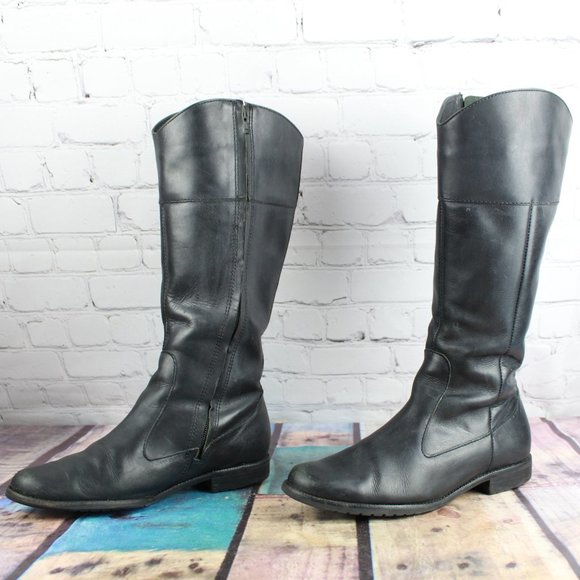 LL BEAN Side Zip Deerfield Tall Riding Boot Size 7 - Picture 3 of 10